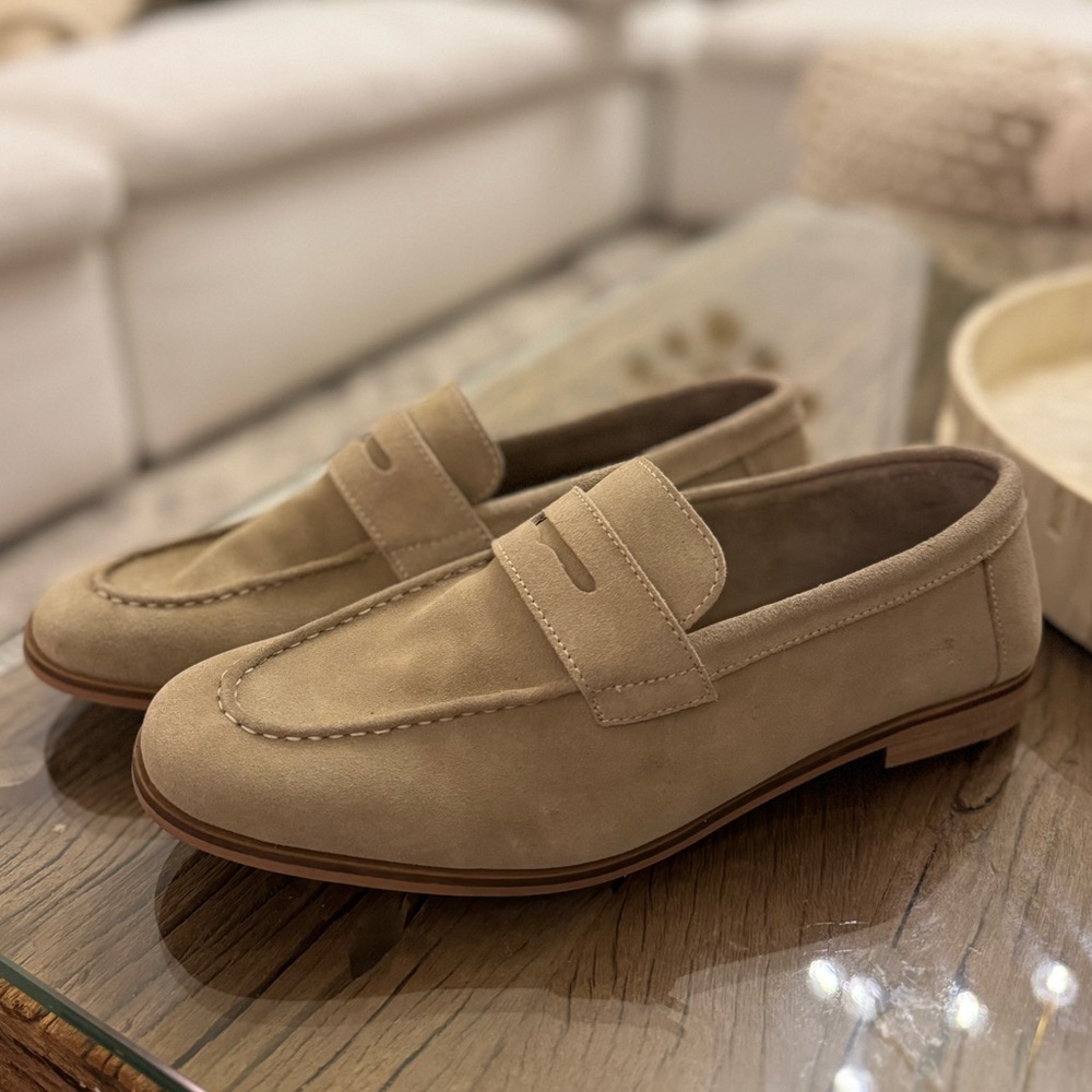 Office London - Colbert 2 Saddle Loafer -
Stone Suede